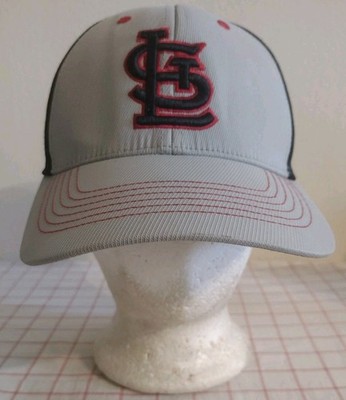 STL St Louis Cardinals MLB Cap Hat Gray Black Adjustable Two Toned Fan Favorite