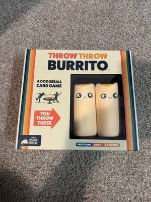 Exploding Kittens Throw Throw Burrito Dodgeball Card Game - Family Party Fun