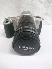 Canon EOS Kiss Silver 35mm Film Camera Tested Excellent Condition AF Lens