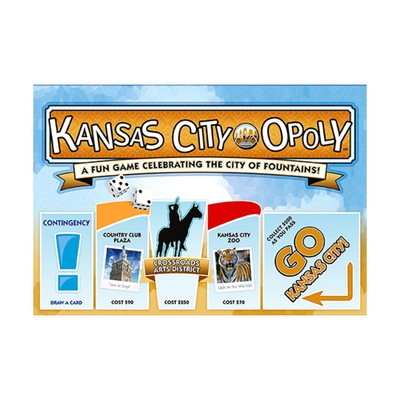 Late for the Sky Board Game Kansas City-Opoly Box New