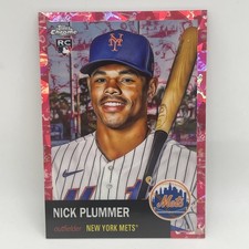 2022 Topps Chrome Platinum Anniversary - Nick Plummer /100 Platinum Toile Cream
