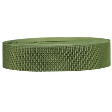 Strapworks 1" x 50yd Olive Drab Lightweight Polypropylene Webbing Outdoor DIY