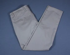 Birddogs Pants Mens Tan Stretch Chino Lined Performance Golf Flat Fronts 32 X 30