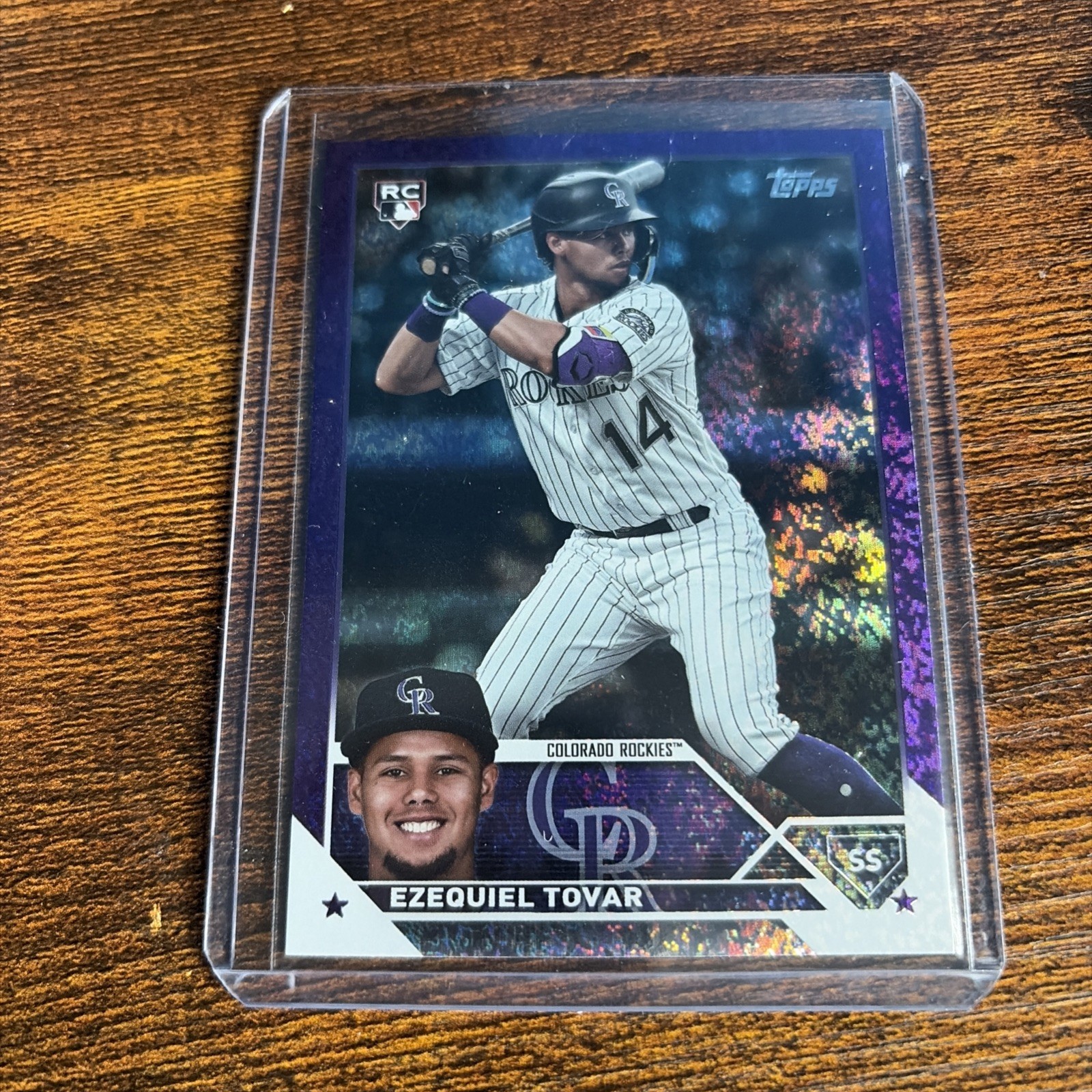 2023 Topps #651 Ezequiel Tovar Purple Foil /799 RC