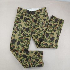 Vintage RedHead Large 36x31 Mens Pants Duck Camo Insulated Zip Leg