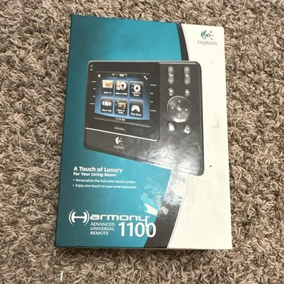 Logitech Harmony 1100 Touchscreen Wireless Rechargeable Remote w/ Dock Adapter