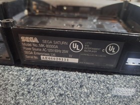 Sega Saturn Console Replacement Shell Bottom Casing Only MK80000A USA Black 