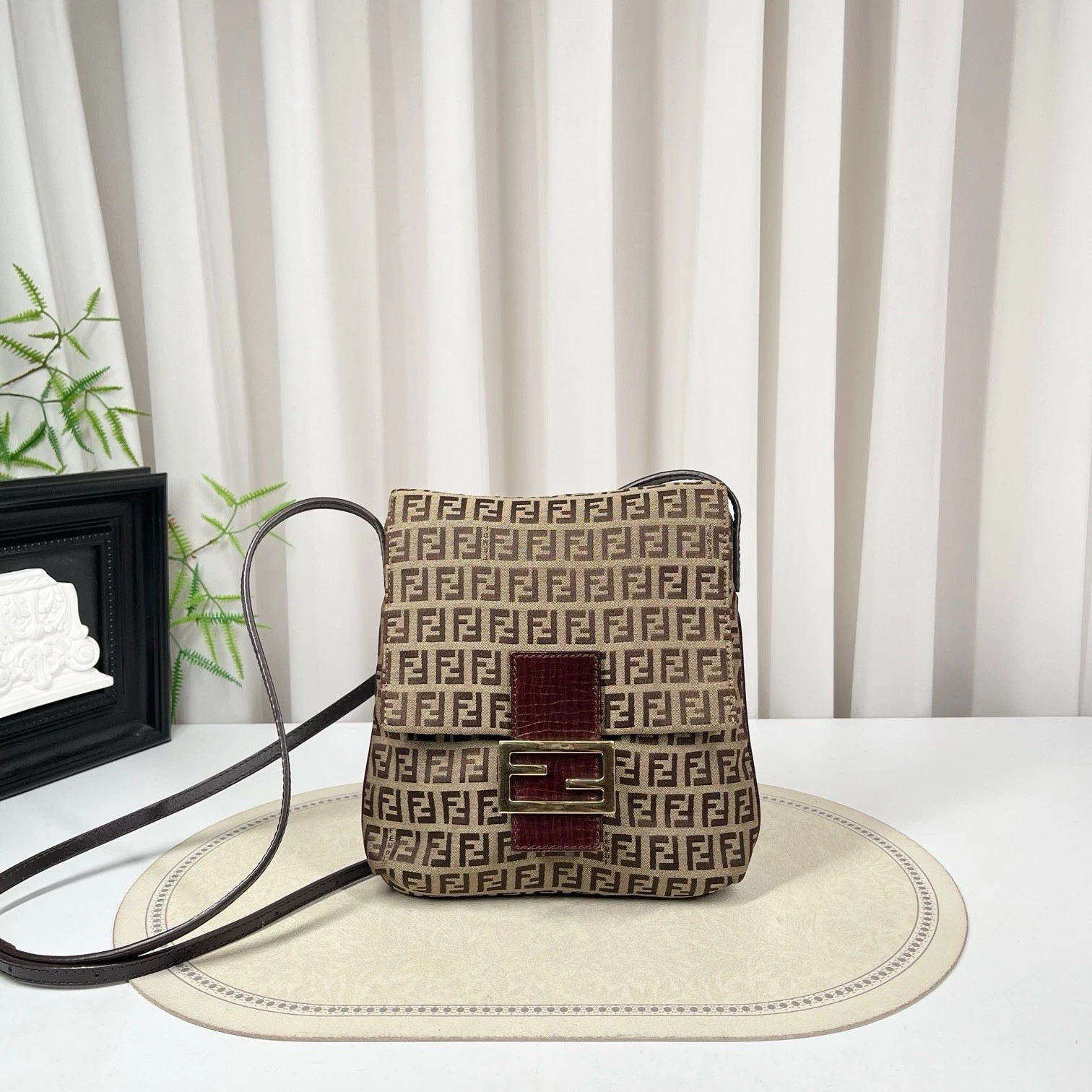 Fendi — Authentic Pre-owned Fendi Small FF Monogram Crossbody Bag
