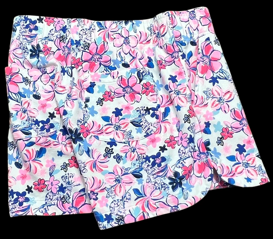 Pantalones Cortos Lilly Pulitzer Mujer (S) Kylar Floral Tejido Entrepierna 5" Vacaciones Foto 3 de 4