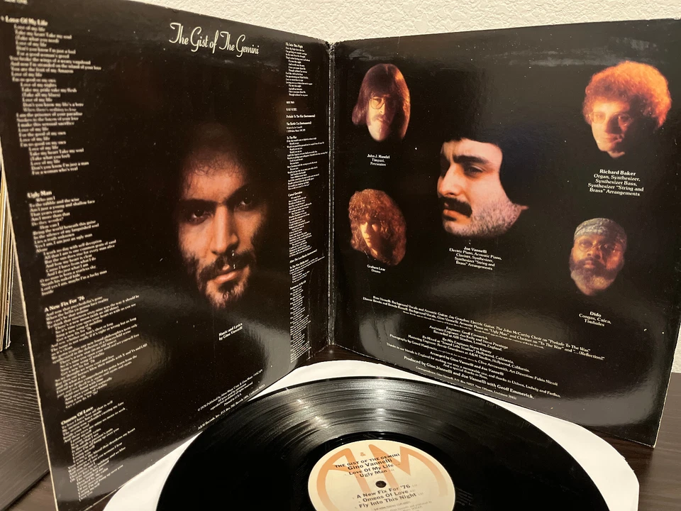 GINO VANNELLI - The Gist Of the Gemini (A&M) - 12" Vinyl Record LP - VG - Image 3 of 4