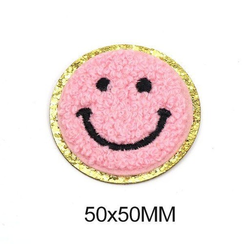 Chenille Letter Sequined Patches Pink Iron On Appliques Garment Craft Decor 1Pcs - Picture 35 of 58