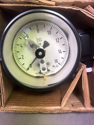 #ad VTG TGL DDR Pressure Gauge F4R KP CM2 JSF6 Typ 2 Z101 1 220V 30W 30VA German $76.49