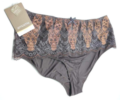 NWT-Amoena ''Florence'' Brown And Copperish Colors Size 16 Panty #44568