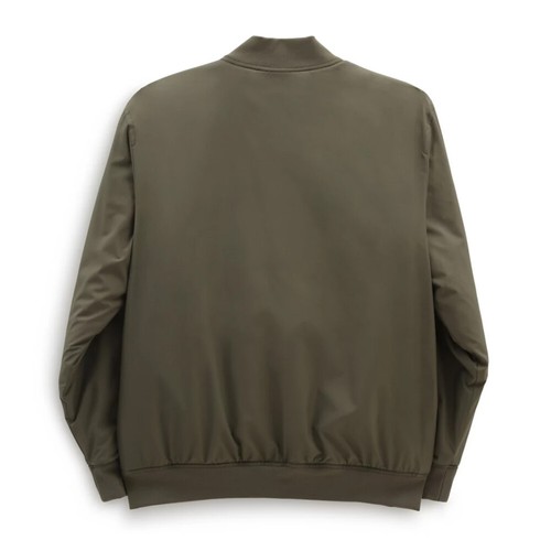 Vans Reversible Hughes Bomber Jacket / Grape Leaf-Oatmeal / Mens / RRP £125 - 第 2/5 張圖片