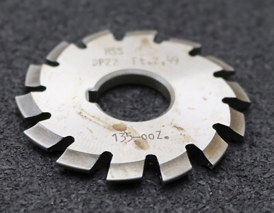 DOLD Zahnformfräser D.P.= 22 No. 1 für Z= 135-00 EGW 20° gear profile cutter