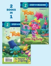 Color Day Party!/The Sound of Spring (DreamWorks Trolls) (Step into Reading)  p