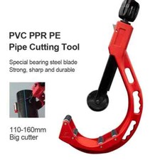 110mm-160mm PVC/PP/PE Bearing Pipe Cutter Copper Tube Plumbing Cutting Tools