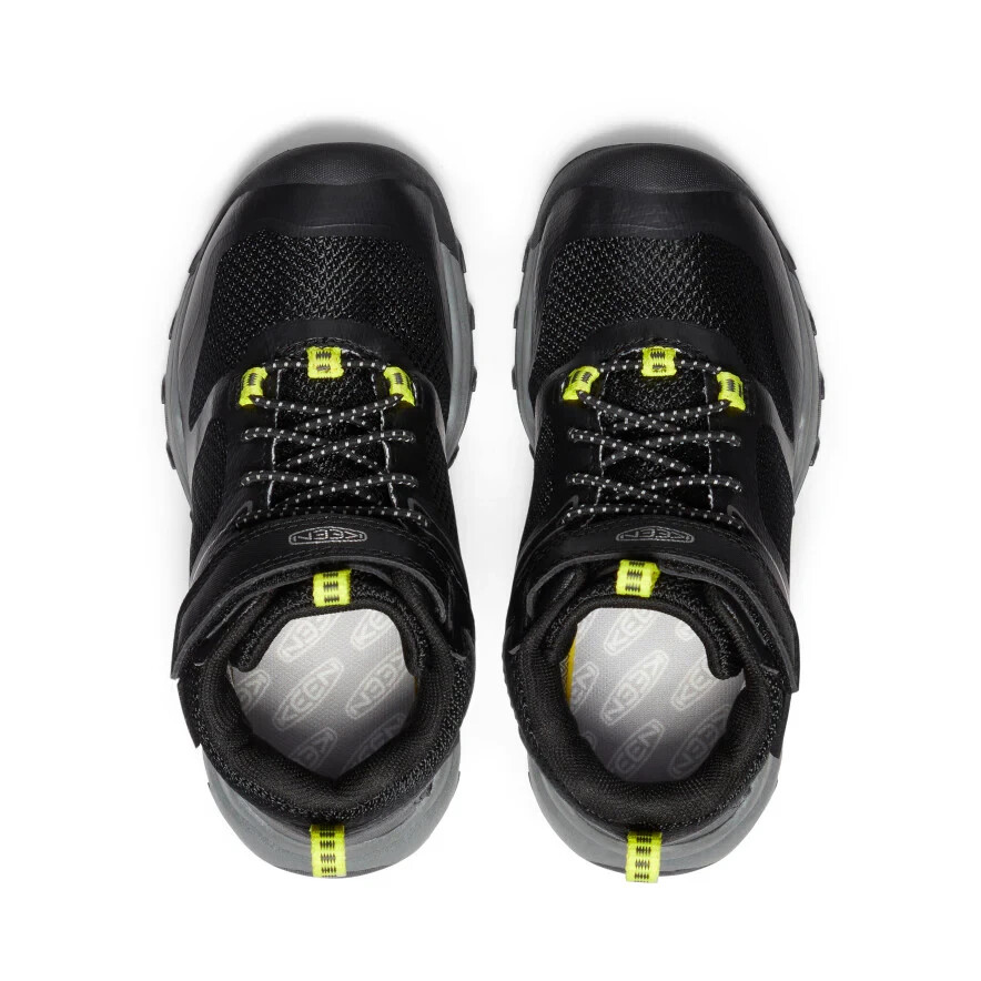 Keen Footwear Scarponi da Escursionismo Bambini NUOVI 11 Nero Grigio Pelle Impermeabili 1028018