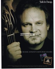 2004 DEAN MARKLEY Super Bound Bass Guitar Strings MICHAEL ANTHONY Vintage Ad 