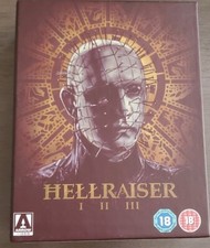 Hellraiser Trilogy Blu-ray, 3 Disk Set Open Box- Arrow - REGION B
