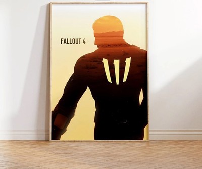 Fallout 4 Game Poster, For Harbor Art, Video Game Wall Decor 6