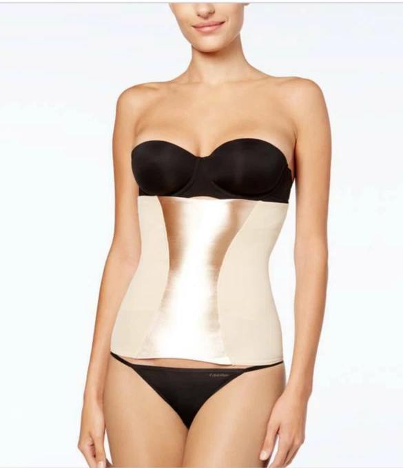 Maidenform Women s Easy Up Pull On Waist Trainer 2368 Beige size L eBay