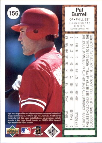 2002 Upper Deck AUTHENTICS Commons Stars RCs ⚾ VOUS CHOISISSEZ VOS FAVORIS ⚾ MLB BASEBALL - Photo 222 sur 300