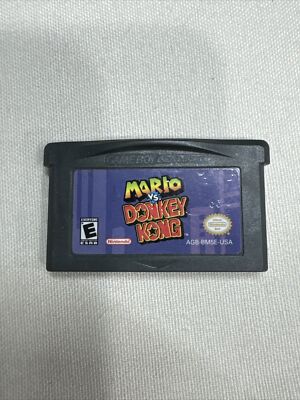 Mario vs Donkey Kong Gameboy Advance Authentic! Tested And Working!