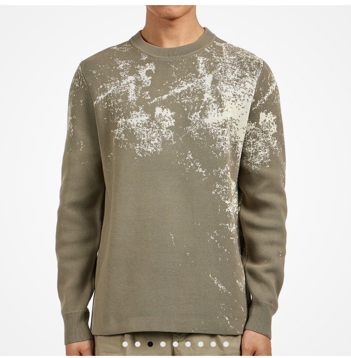 NORSE PROJECTS TEIS COTTON JACQUARD SWEATER image 2