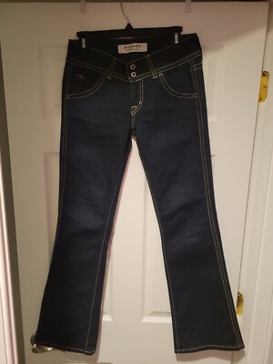 Women s HUDSON Jeans size 26 Waist Flare Bell Bottom Style Dark Wash MADE IN USA