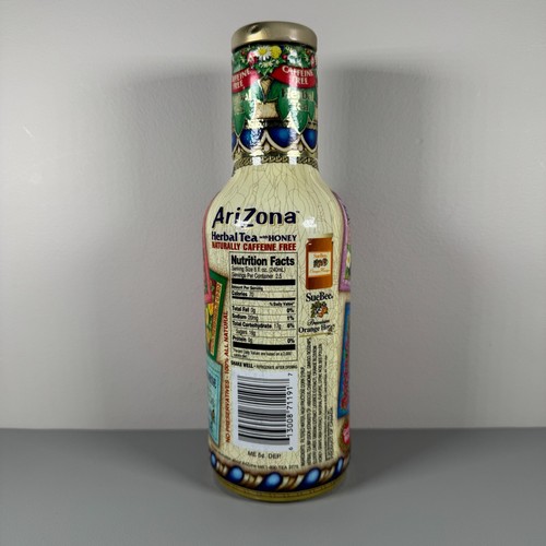 AriZona Collectible Bottle: HERBAL TEA 🌱 20 oz. Glass Bottle - Picture 3 of 11