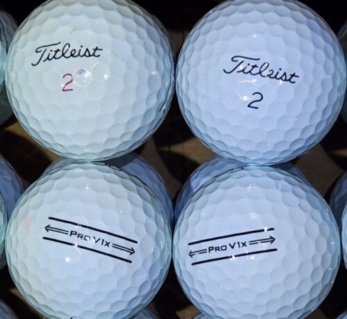 (24) Titleist Pro V1/X Enhanced Alignment Golf Balls 5A/4A *See Pics* Limited Ed