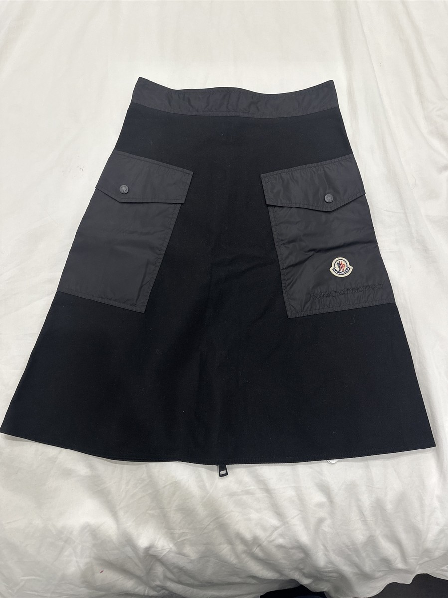 【関税＆送料込み】Moncler Black Polyester Skirt 関税＆送料込み】Moncler Black Polyester Skirt