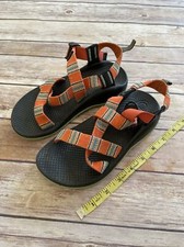 Girls Chaco Z/2 Sandals Classic Shoes 2 Sport Water Hike Orange Blue Aztec