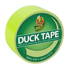 Color Duck Tape  Brand Duct Tape - Fluorescent Citrus, 1.88 in. x 15 yd.