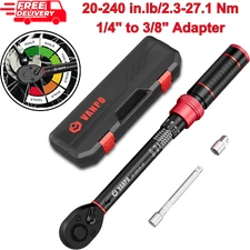 1/4-Inch Drive Click Torque Wrench, 20-240 In. Lb/2.3-27.1 Nm, Inch Pound Torque