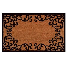 Calloway Mills 180022436NP Chateaux Doormat, 24" x 36", Natural/Black 24" x 36"