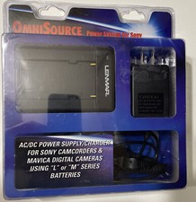 Lenmar Omni Source AC/DC Power Supply Sony Camcorder Using L Or M Series Battery