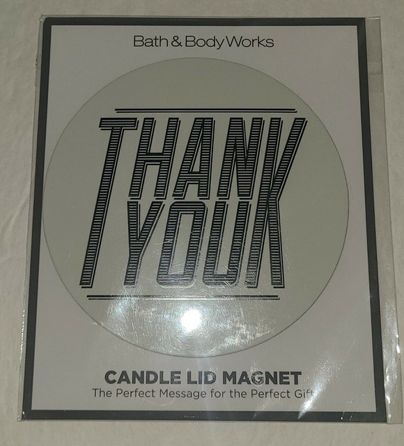 Bath & Body Works Thank You 3wick Candle Lid for sale online eBay