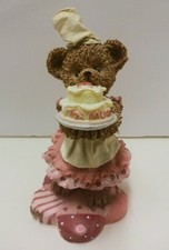 Home Interiors Kuddle Korners Teddy Bear Cake To Mum Figurine