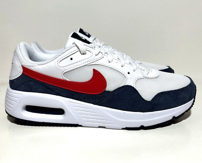 Nike Air Max SC Mens Size 9 Running Training Sneakers White University Red Blue