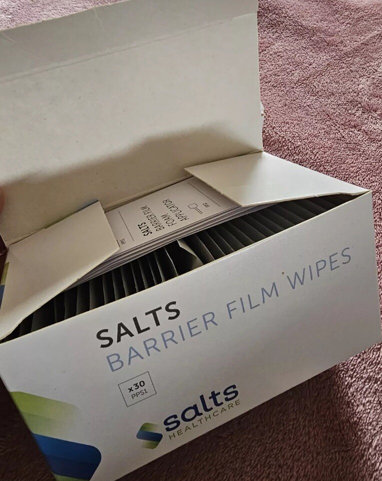 Salts Barrier Film Wipes X2 eBay