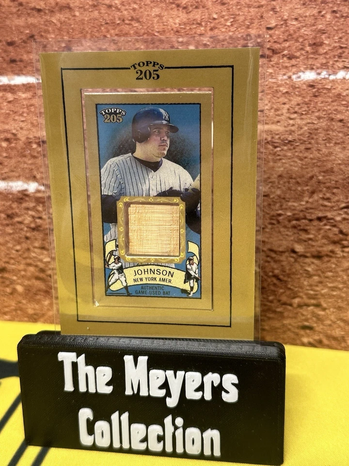 2003 Topps 205 Relics GAME USED BAT🔥Nick Johnson Ny Yankees #TR-NJ - Image 2 of 3