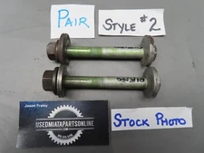 1990-2005 MAZDA MIATA CAMBER ECCENTRIC ALIGNMENT BOLT SLOTTED PAIR STYLE #2