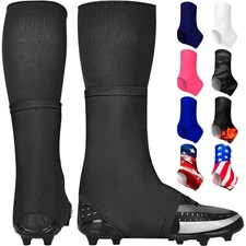 Exxact Sports Spats Football Cleat Covers for Men & Boys to Cover Laces