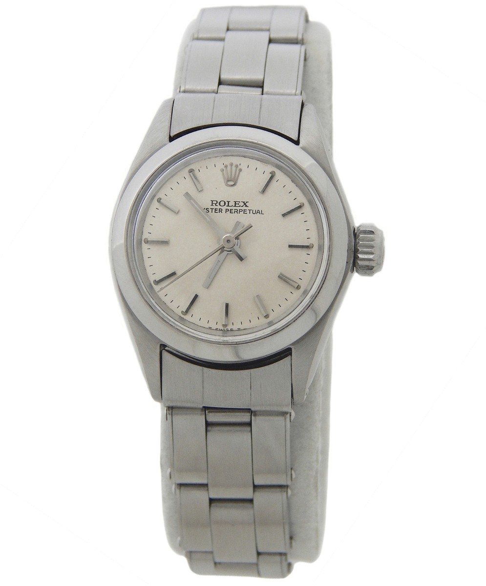 ROLEX Oyster Perpetual k18 金無垢6618 Rolex Oyster Perpetual Ladies Wristwatch 6618 Yellow Gold
