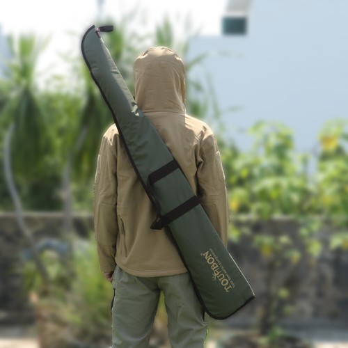 TOURBON Nylon Tactical Hunting Gun Bag Shotgun Slip Case Cover Lightweight Green - Picture 10 of 24