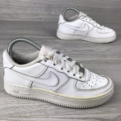 Nike Air Force 1 AF-1 Womens Boys Trainers 314192-117 White UK 4 EU 36.5 US  4.5Y | eBay