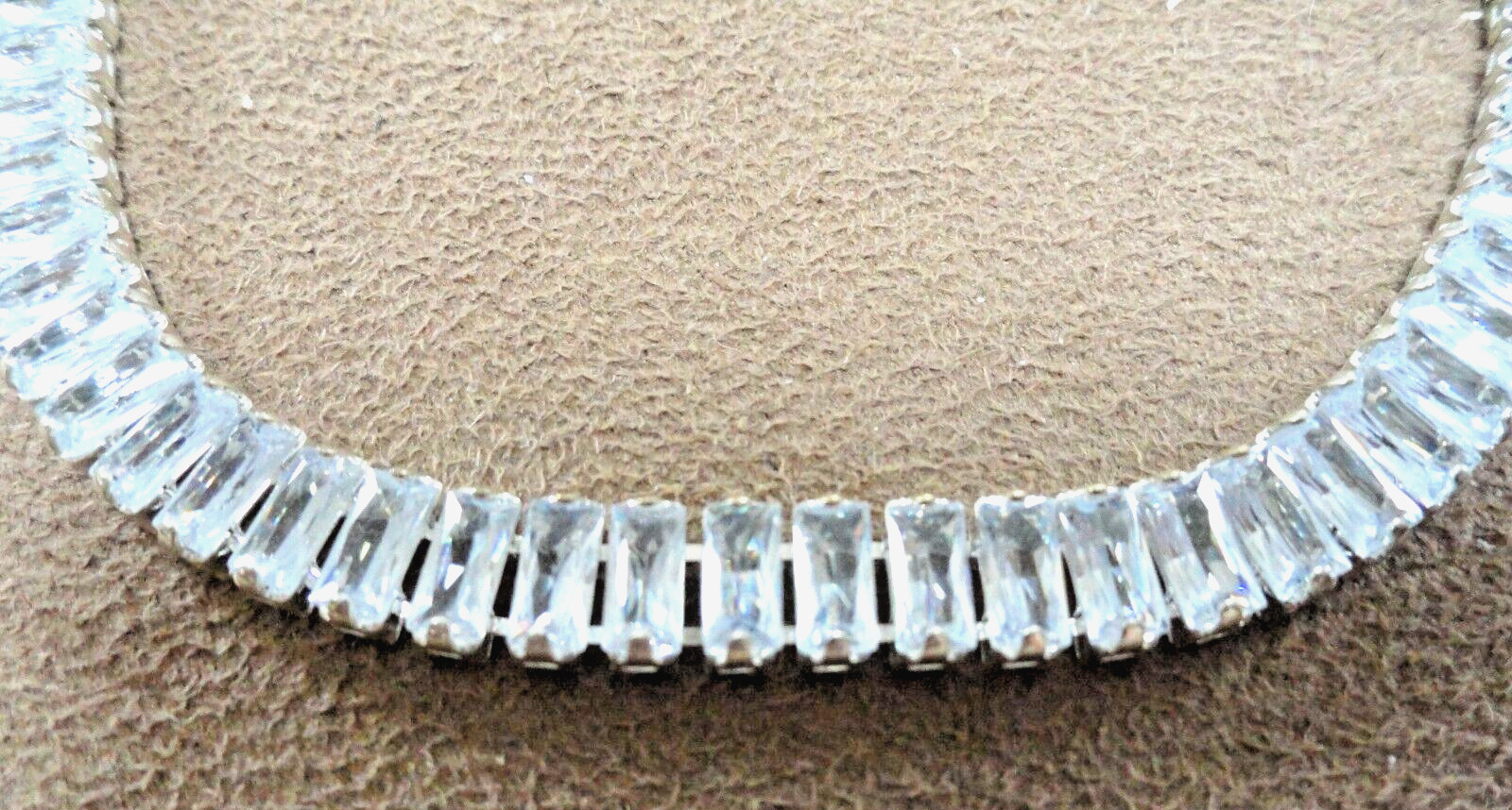 Beautiful Pronged Set Rectangular AAA Zircon  Sil… - image 2