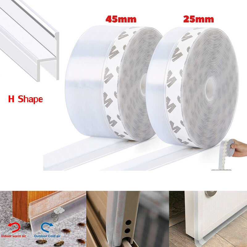 Glass Door Seal Strip Silicone Weather Stripping Shower Door Sweep